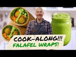 LIVE Cook-a-long: Falafel Wraps with Creamy Green Goddess Dressing!