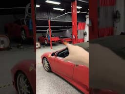 Busy day wrenching on Ferraris #ferrari #automobile #f430ferrari #wrench