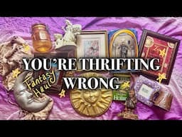 ✨ What No One Tells You About “Perfect” Thrift Hauls - Realistic Thrift With Me & Haul
