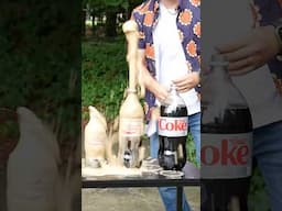 Diet Coke + Mentos = 💥 #shorts
