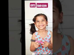 Cute Easy Hairstyle For Baby Girl #shortsindia #shortsfeed #hairstyleshorts