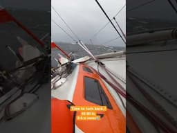 Caught in a big storm 30 NM off the coast of Norway! #sailing #northsea #storm