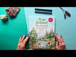 Flip Through: Pacific Northwest Line Drawing Book by Peggy Dean