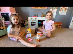 Feeding Baby Alive’s Once Upon A Farm Puffs 🩷👶🏼🍞👶🏾