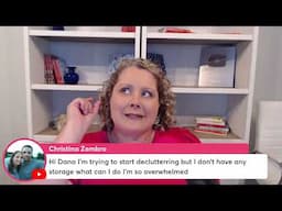 Your Decluttering Questions, Answered Live! 5.6.25