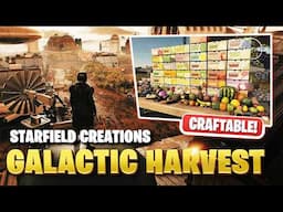 I Can't Believe How HUGE This Starfield Creation is... (PART 1) | TGs Galactic Harvest