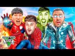 LOS PEORES SUPERHEROES DEL MUNDO!! GTA 5 !!
