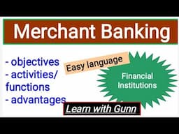 Merchant Banking meaning, functions, advantages in hindi, merchant banker activities and functions