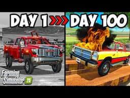 I Spent 100 DAYS Becoming a MILLIONAIRE with my Brothers! Farming Simulator 25