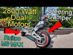 My First DUAL MOTOR Electric Scooter! Ruitoo M6 MAX