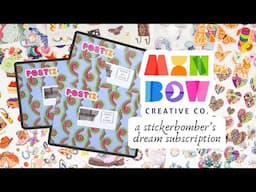 Sticker Subscription Mystery Mail: Moonbow Creative Co Sticker Club Review✨