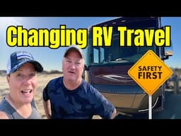 RV Weather 🚨 Avoiding 60+ MPH Texas Winds \ Changed Our RV Life Plans