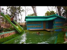 Build 1 Extreme Small Water Slide Park My Underground Swimming Pool
