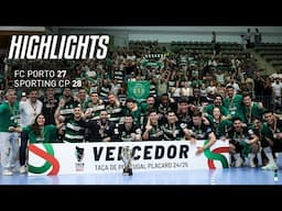 Andebol | Taça de Portugal: FC Porto 27-28 Sporting CP (VENCEDORES DA TAÇA DE PORTUGAL)