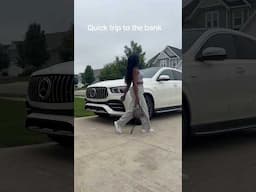 Mini Vlog. Saturday morning, quick trip to the bank. ￼