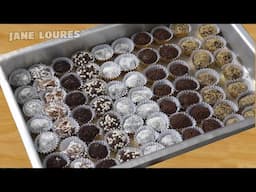 Brigadeirinhos de Festa(Para a familia, para receber visitas, festa na escola,festa de aniversário)
