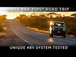 HiAce 4x4 48V test Drive Perth-Melbourne  🚐🔥 @4xoverland