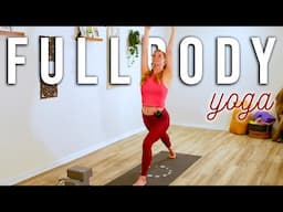 20-Min Full Body Strengthening Yoga Flow || Build Power, Flexibility & Stability || YOGATX