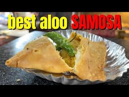 Banjara Hills Best Evening Snacks | 40 Years Old | Must Try Aloo Samosa | RK Yadav Samosawala