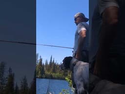 Man and his best friend #nature #lake #fishing #mountains