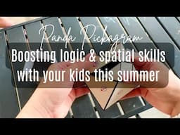TEACHING HOMESCHOOL GEOMETRY & SPATIAL REASONING  with This GAME | Panda Pickagram Unboxing