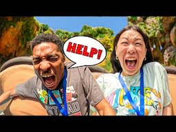 OUR FIRST TIANA'S RIDE REACTION! 😱 (Empty Magic Kingdom and Fireworks)