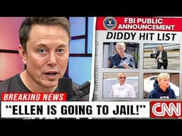 Elon Musk REVEALS Why Ellen DeGeneres Went Hiding!