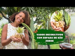 ARRANJOS SOMENTE COM ESPADAS , SOFISTICADO E FÁCIL DE FAZER 🪴