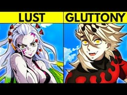 UPPER MOONS As The 7 Deadly Sins - Demon Slayer