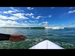 brand new experimental surfboard in epic point break waves | RAW POV SURF