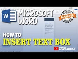 Microsoft Word How To Insert Text Box