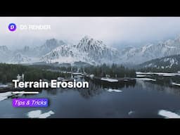 How to Create Erosion on Terrain | Terrain Range Setting, Brush Angle, and More