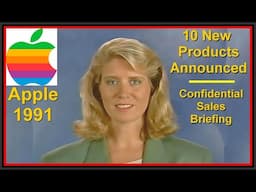 1991 Apple Computer New Product Announcement Confidential Sales Briefing new products (no AI)