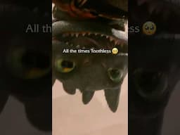 EVERY Cute Toothless Moment 🥺 | HOW TO TRAIN YOUR DRAGON