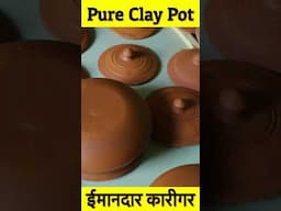 Pure clay pot & Utensils making process || Short || Technical Farming