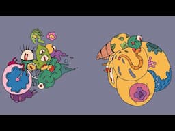 2D Animation Reviews + Coloring Surreal Creatures