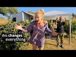 UNBELIEVABLE MOMENT on our OFF GRID HOMESTEAD in PORTUGAL