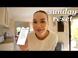 the perfect SUNDAY RESET *deep cleaning, groceries, self care*