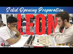 Inspired by Arjun Erigaisi, Leon Mendonca traps 2548 rated GM! | Leon vs Sokolovsky | Sardinia 2025