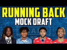 Rookie RUNNING BACK Mock Draft With Our Favorite Landing Spots