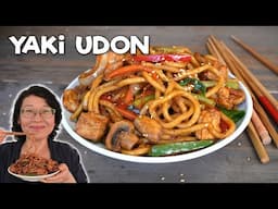 Fried UDON Noodles: YAKI UDON | Perfect Sauce Balance | Bonus: How to make udon noodles
