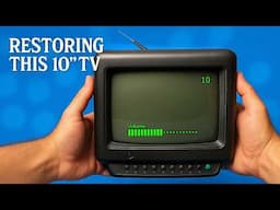 Restoring a Vintage 10-Inch Portable TV: A Retro Gaming Transformation