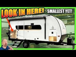 SMALLEST EVER with W/D Prep • WOW! • 2025 Ember E-Series 18RBE Solo & Couples Camping Travel Trailer