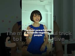 The Most Powerful Trick to Handle Negative People | #Shorts #English #motivation #ashortaday