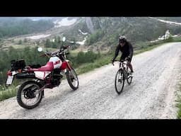 Llevo XT350 de 1989 a los Alpes y pasa esto
