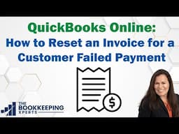 Reset an Invoice for A Customer Failed Payment