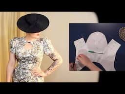 Fun Sleeves & Flouncy Hems // A Retro Sateen Dress