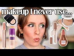 Full Face of Neglected Makeup
