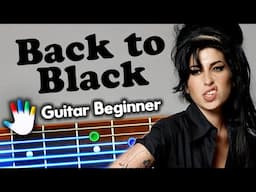 Pro Acoustic Guitar - Back To Black Guitar Lessons for Beginner Amy Winehouse Tutorial | How To Play