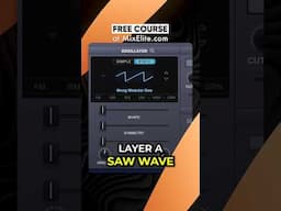 Create Heavy Synth Bass #shorts